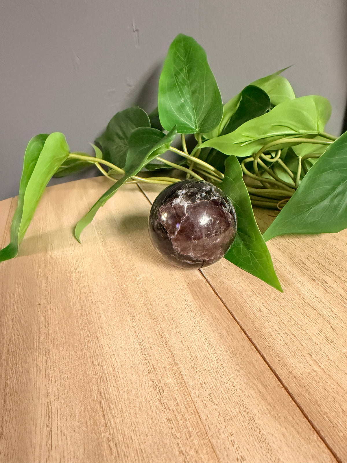 Polished Garnet Sphere