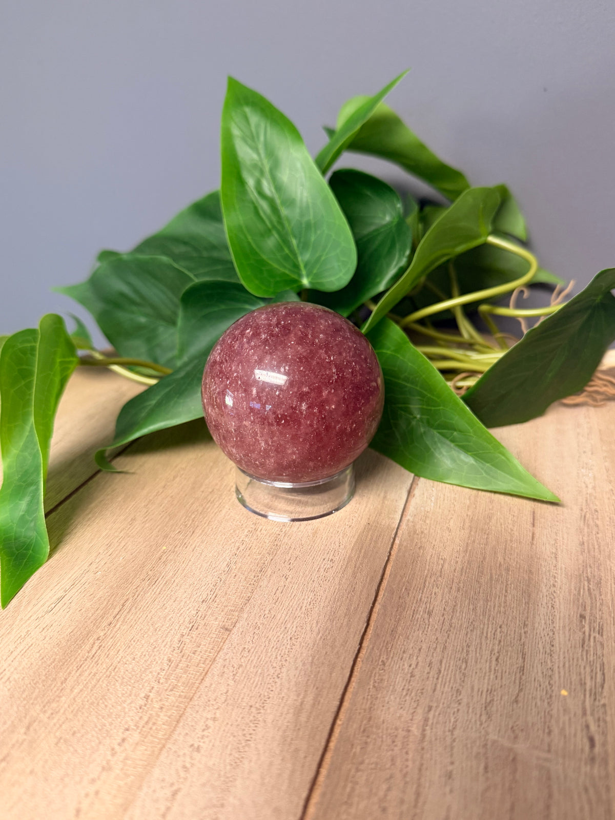 Stawberry Quartz Sphere